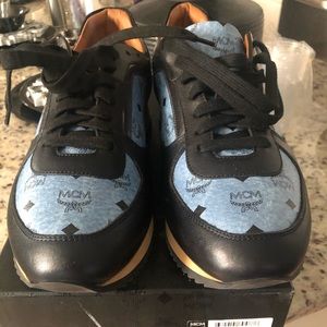 MCM BLUE RUNNING SNEAKERS